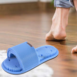Home Massage Slipper, Foot Rubbing Silicone Slipper, Suction Cup Massager Slippers, Non Slip Suction Cup Foot Relief Massager Cleaner for Men and Women, Shower Feet Cleaning Brush
