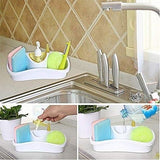 Snip Soap Dispenser With Sponge Holder, Dish Washing Soap Dispenser, Multi Utility Soap Sponge Storage for Bathroom Kitchen Basin, Titiz Soap Dispenser with Sponge Holder