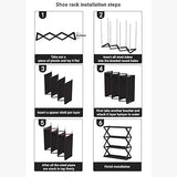 4 Tier Modern X Shoe Rack, Simple Multi Layer Space Saving X-shaped Shoe Rack, Dustproof Storage Shelf Shoes Organizer, Creative Fabric Dustproof Shoe Rack, Multi Layer Shoe Storage Rack For Home