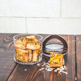 Set Of 6 Candy Acrylic Jar, Spice Candy Jar, Kitchen Use Spice Container Jar