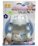 4 In 1 Baby Feeding Spoon, Baby Bowl With Fork And Spoon And Drinking Cup, Feeding Series Training Set