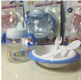 4 In 1 Baby Feeding Spoon, Baby Bowl With Fork And Spoon And Drinking Cup, Feeding Series Training Set