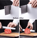 Knife Sharpener for Kitchen Knifes, Steel Stage Knife Sharpening Kit, Manual Sharpening Tool