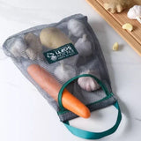 Household Wall Hanging Storage Net Bag, Washable Mesh Grocery Bags, Kitchen Onion Bag, Garlic Storage Basket, Multipurpose Breathable Fruit And Vegetable Bag