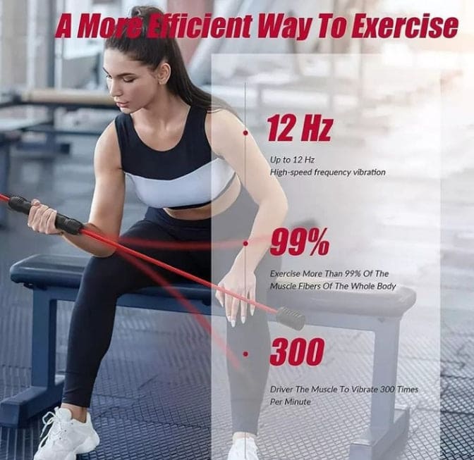 Elastic Fitness Stick, Detachable Total Body Exercise Bar, Training Muscle Detachable Design Fitness Equipment, Fat Burning Fitness Bar, Strength Training Bar
