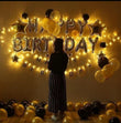 Today Is Your Day! Birthday/Anniversary Deal, Happy Birhday Balloons Deal, Happy Birthday Black And Golden Deal, Happy Birthday Party Supplies