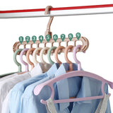 9-in-1 Space Saving Clothes Hanger - Multi-Layer Wardrobe Organizer