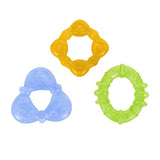 Set Of 3 Baby Chill Teeth Teether, Water Multicolored Teether, Baby Water Filled Teething Toy