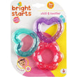 Set Of 3 Baby Chill Teeth Teether, Water Multicolored Teether, Baby Water Filled Teething Toy