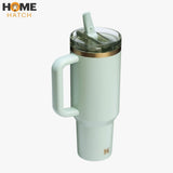 The Quencher ProTour Flip Straw Tumbler | 40 OZ - Gilded Celadon