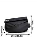 Multi Pockets Shoulder Bag - Sling Bag Crossbody Motorcycle Backpack for Men