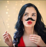 18pcs Wedding Decorations Photobooth Props, Bachelorette Party Bridal Shower Decor, Bridal Shower Party Decorations