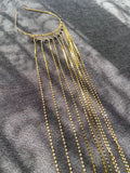 Amazing Open Hair Jewellery Metal Long Tassels Crystal Headband Hair Hoop Elegant Wind Princess Hairpin Women Jewellery