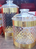 Diamond Acrylic Jar, Transparent Condiment Kitchen Organizer, Multifunctional Kitchen Grocery Organizer