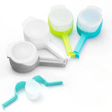 Snack Sealing Clip, Seal Pour Food Storage Bag Cap Clip, Food Sealer Clamp, Round Mouth Effect Clip Kitchen Tool,  Multifunction Seal Pour Food Storage Bag Clips, Moisture Sealing Snack Storage Container Clips, Home Food Close Clip Seal