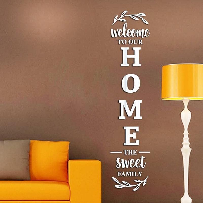 Acrylic Mirror Wall Sticker, 3D Mirror Wall Sticker, Art Home Decor Wall Decor Sticker, 3D Wall DIY Decoration For Bedroom Living Room, Waterproof Acrylic Wall Art Removeable Sticker