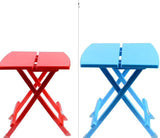 Kids Folding Table, Portable Folding Side Table, Foldable Coffee Table for Living Room, Garden, Outdoor, Corner Table/Bedside Table for Bedroom