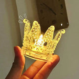 Crown Night Light, Home Decor Crown Nightlight, Decoration Ornament Wedding Romantic Candles Light