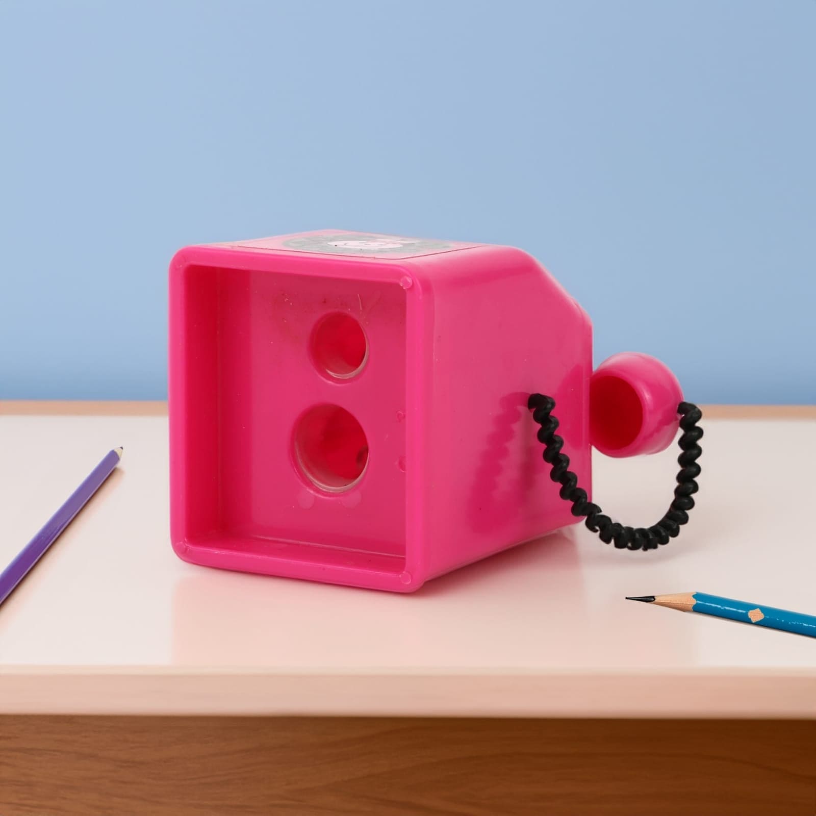 New Telephone Shape Sharpener, Kids Creative Pencil Sharpener, Children School Accessories, Creative Telephone Sharpener