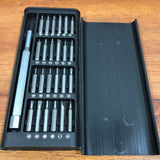 24 In 1 Screwdriver Set, Manual Precision Magnetic Screw Driver Bits, Smart Dismountable Driver DIY Kit, Portable Magnetic Repair Bits, Mini Pocket Screwdriver Set With Case