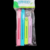 Set Of 4 Bag Sealing Clip, Portable Kitchen Storage Food Snack Seal Clips, Kitchen Storage Sealer Clamp, Plastic Storage Sealing Rod, Clamp Food Close Clip Seal Kitchen Tool, Freezer & Fridge Bag Sealing Clips, Kitchen Food Bag Clips