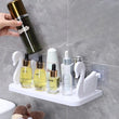 Swan Floating Shelf, Kitchen And Bathroom Storage Shelf, Multifunctional Storage Rack, Household Kitchen Bathroom Organizer Shelf, Wall Hanging Seasoning Storage Shelf, Wall Mounted Storage Organizer, Multipurpose Floating Shelf