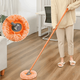 Round Spin Mop For Wash, Multifunctional Wash Floor Mop, Three Section Telescopic Handle Household Tool, Glass Floors Car Wash Mop, Rotating Wall Cleaning Mop