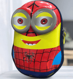 Spider Minions School Bag, Cartoon Hard Shell Bag, Children's Girls Boys Kindergarten School Bags