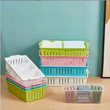 Detachable Storage Basket, Multifunctional Vanity Storage Bin, Household Kitchen Bathroom Sorting Storage Box, Wardrobe Storage Box, Stackable Organizer With Partitions, Divided Organization Plastic Baskets