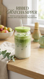 1PC AIR TIGHT STRAW JUICE JAR, 400ml,HIGH QUALITY BOROSILICATE MADE,light in weight, can use in everyday drink