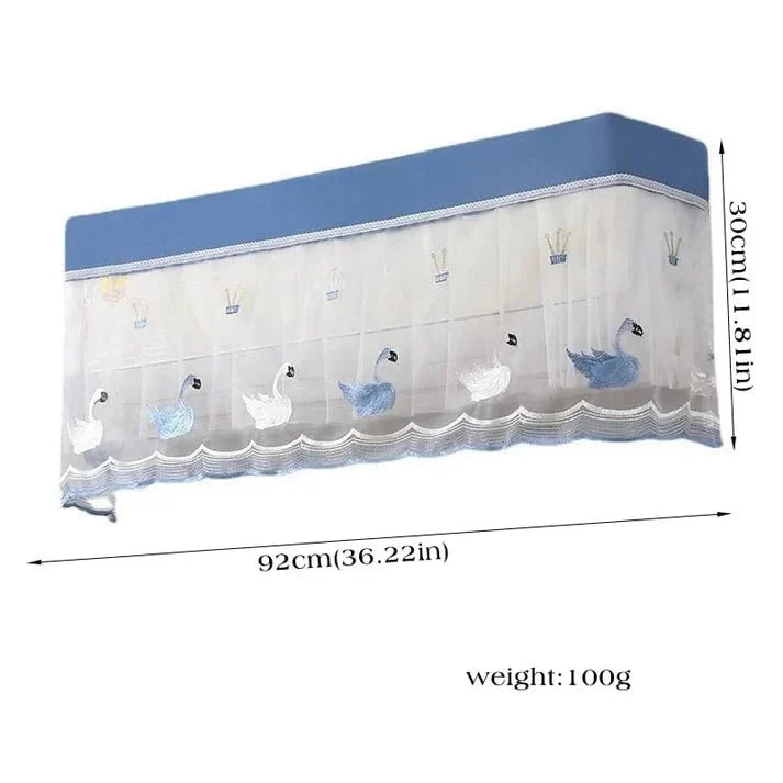 AC Dust Cover | Washable Decorative Air Conditioner Cover