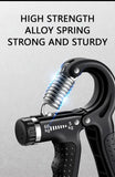 Adjustable Hand Grip Strengthener with Digital Counter – 10–60kg Hand Gripper for Forearm, Wrist & Finger Exercise