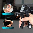 Adjustable Hand Grip Strengthener with Digital Counter – 10–60kg Hand Gripper for Forearm, Wrist & Finger Exercise
