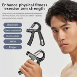 Adjustable Hand Grip Strengthener with Digital Counter – 10–60kg Hand Gripper for Forearm, Wrist & Finger Exercise