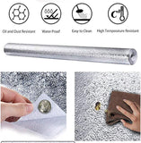 Aluminum Foil Roll 60x200cm – Self Adhesive, Oil & Waterproof Sticker