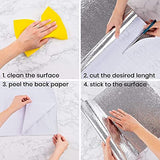 Aluminum Foil Roll 60x200cm – Self Adhesive, Oil & Waterproof Sticker