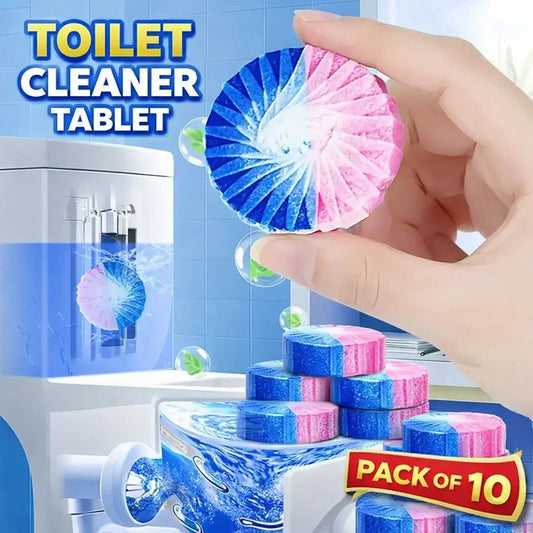 Automatic Toilet Cleaner Tablets Long Lasting Fresh Fragrance (10 Pack)
