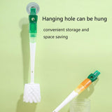 5 In 1 Cup Cleaning Brush, Multifunctional Long Handle Cup Wash Brush, Portable Clean Up Water Bottles Brush, Silicone Cup Cleaning Brush, Bottle Cleaning Brush Kit, Insulation Cleaning Brush, Ergonomic Grip Cup Brush, Groove Cleaning Brush