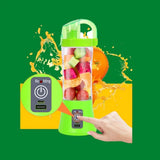Portable Sipper Blender, Automatic Vegetable Fruit Juice Maker Cup, 380ml Blender Juicer Cup, Electrical Mini Juice Blender, Multifunction Mixer Fruit Smoothie Blender, Portable Cordless Fruit Juicer, Mini USB Blender, Home Cup Blender