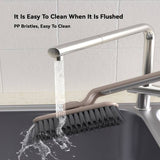 Rotating V Shaped Cleaning Brush, 2 In 1 Cleaning Brush Clip Tool, Bathroom Kitchen Shower Floor Cleaner Brush, Dead Angled Gap Cleaning Brush, Multifunctional Bathroom Tile Brush, Floor Gab Cleaning Brush
