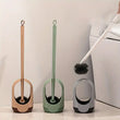 Self Optical Toilet Bowl Brush, Soft Bristles Toilet Cleaning Brush With Extended Handle, Flexible Toilet Cleaning Bowl Brush Head With Silicone Bristles, Dead Corner Toilet Brush, Household Wash Toilet Cleaning Accessories