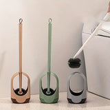 Self Optical Toilet Bowl Brush, Soft Bristles Toilet Cleaning Brush With Extended Handle, Flexible Toilet Cleaning Bowl Brush Head With Silicone Bristles, Dead Corner Toilet Brush, Household Wash Toilet Cleaning Accessories