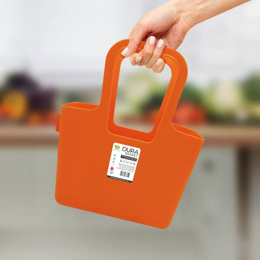 Multipurpose Dura Basket, Reusable Grocery Shopping Bags, High Capacity Food Shopping Bag With Handles