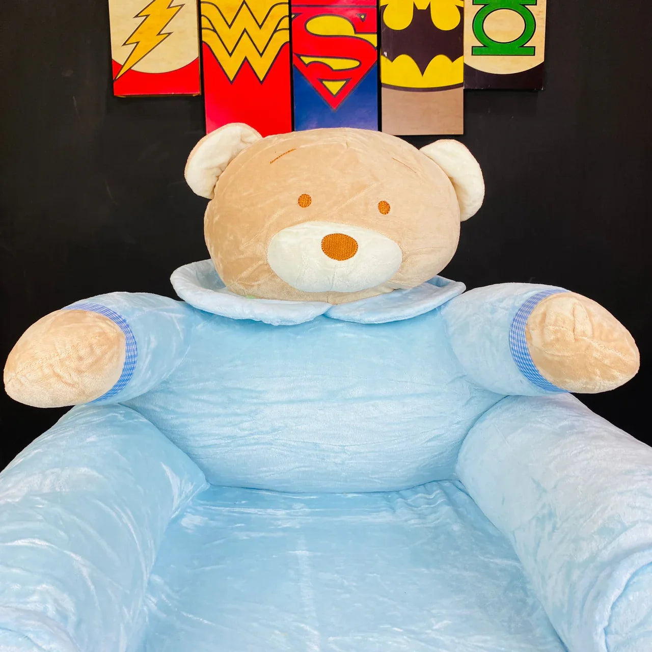 3 Layer Baby Arm Chair, Teddy Bear Sofa Come Bed For Babies, Sofa Seat For Baby