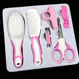 Set Of 6 Baby Grooming Kit, Portable Baby Care Kit, Nursery Kid Grooming Set, Manicure and Pedicure Accessories for New Born Babies Toddler