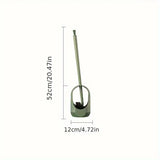 Self Optical Toilet Bowl Brush, Soft Bristles Toilet Cleaning Brush With Extended Handle, Flexible Toilet Cleaning Bowl Brush Head With Silicone Bristles, Dead Corner Toilet Brush, Household Wash Toilet Cleaning Accessories