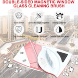 Double Face Glass Cleaner, Triangle Window Magnetic Cleaner, Double Sided Glass Cleaning Brush, Home Wizard Wiper Surface Cleaning Tool, Outside Glass Washer Magnet Wiper, Glass Wiper Magnetic Cleaning Tool