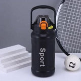 Monogrammed Insulated Bottle, Camping Travel Bottle, Stainless Steel Vacuum Bottle, Travel Outdoor Portable Drink Thermos, Double Walled Thermos for Gym, Travel, Sports