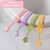 Set Of 3 Silicone Toilet Seat Lifter, Toilet Seat Handle, Universal Hygienic Seat Cover Handle, Multifunctional Anti Fouling Handle, Non-Marking Adhesive Flap Device