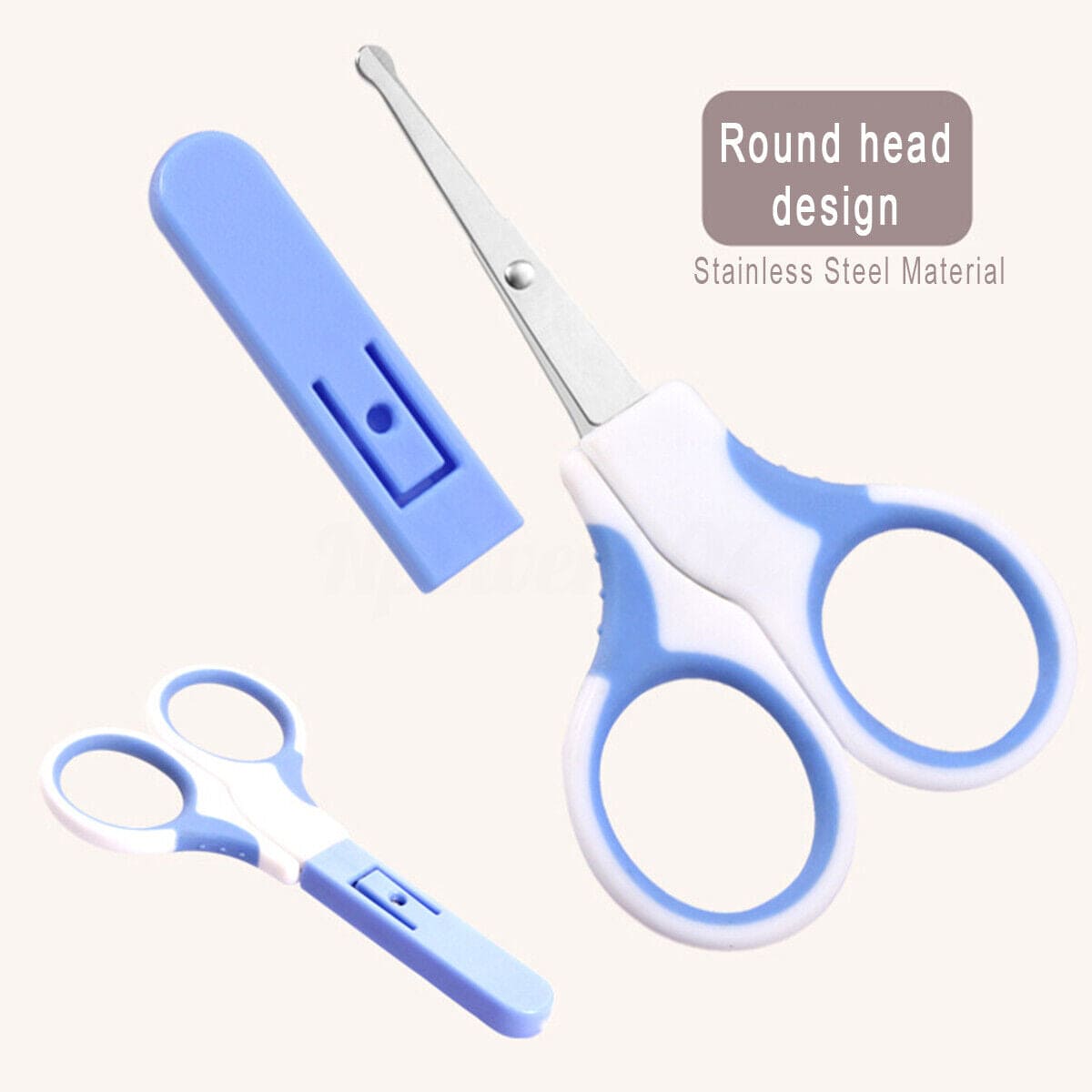 Set Of 6 Baby Grooming Kit, Portable Baby Care Kit, Nursery Kid Grooming Set, Manicure and Pedicure Accessories for New Born Babies Toddler